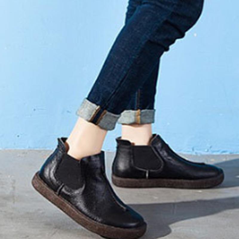 Autumn Women Classic Flat Ankle Boot