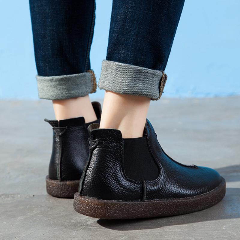 Autumn Women Classic Flat Ankle Boot