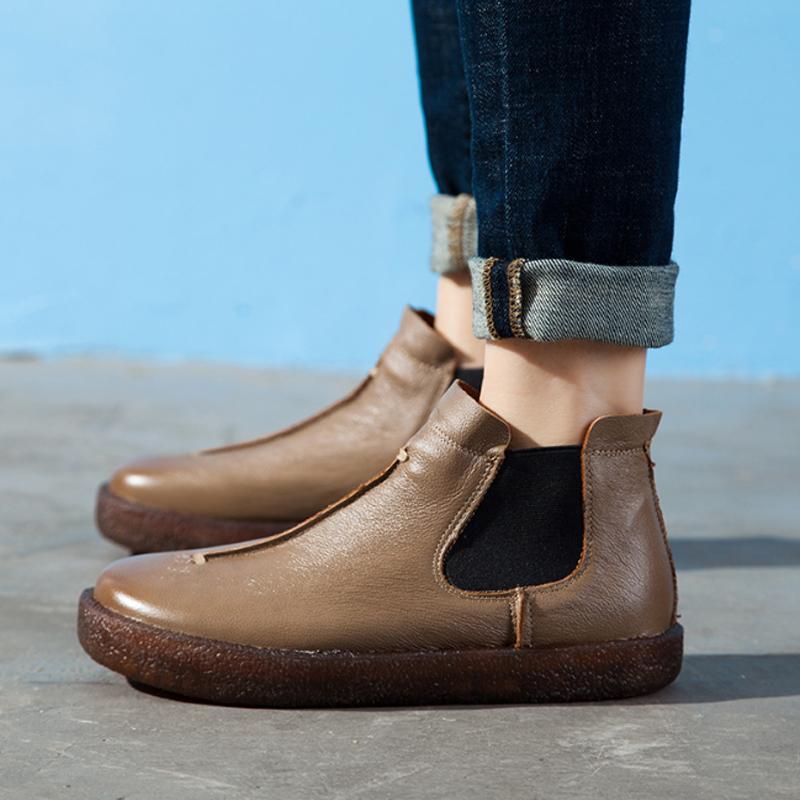 Autumn Women Classic Flat Ankle Boot