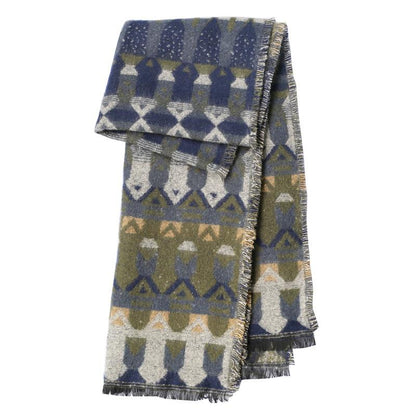 Autumn and Winter Thickening Large Warm Scarf