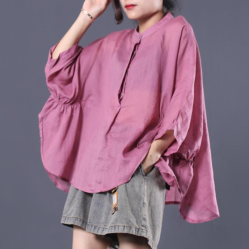 Batwing Sleeve Comfortable Solid Color T-Shirt