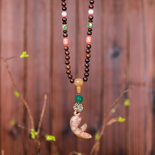 Beautiful Casual Animal Pendant Long Necklace