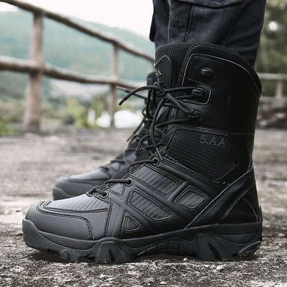 Big Size 47 Tactical Men's Military Boot 2019 Waterproof High Top Desert Tactical Boots Combat Boots Men Outdoor Climbing Sport - Zebrant