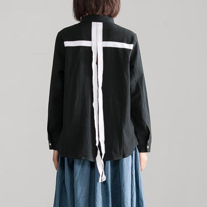 Simple Casual Autumn Long Sleeve Women Shirt