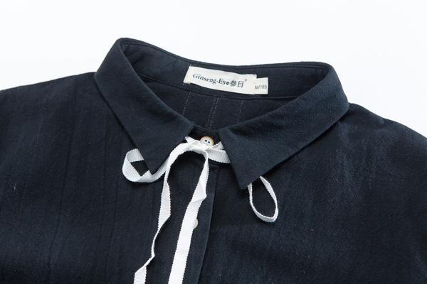 Simple Casual Autumn Long Sleeve Women Shirt