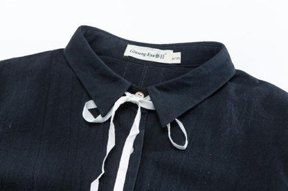 Simple Casual Autumn Long Sleeve Women Shirt
