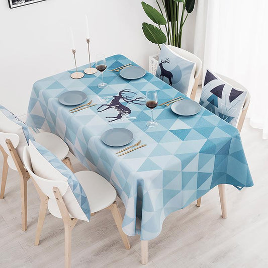 Blended Elk Horn Rectangular Tablecloth