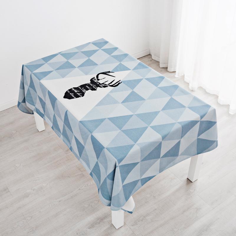 Blended Elk Horn Rectangular Tablecloth