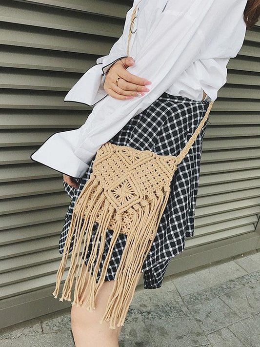 Handmade Tasseled Bohemia Bag