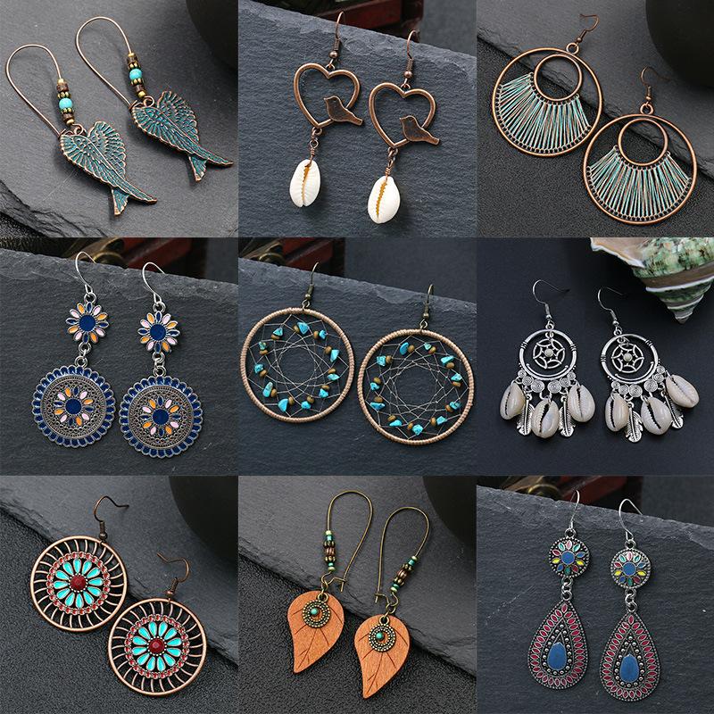 Bohemian Style Alloy Fashion Exquisite Earrings