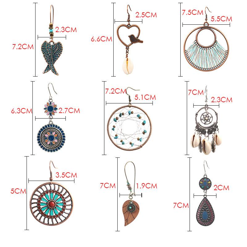 Bohemian Style Alloy Fashion Exquisite Earrings
