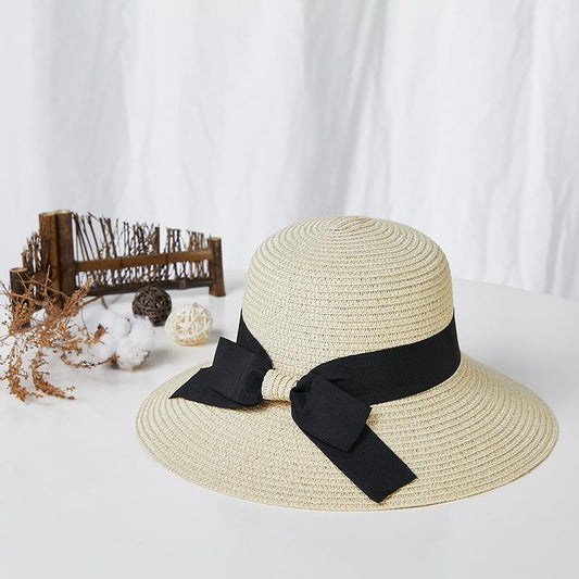 Bowknot Ribbon Outdoor Lady Fisherman Hat