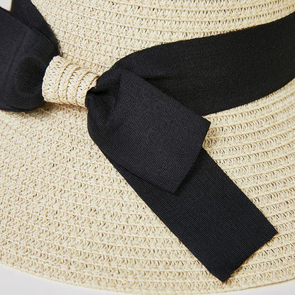 Bowknot Ribbon Outdoor Lady Fisherman Hat