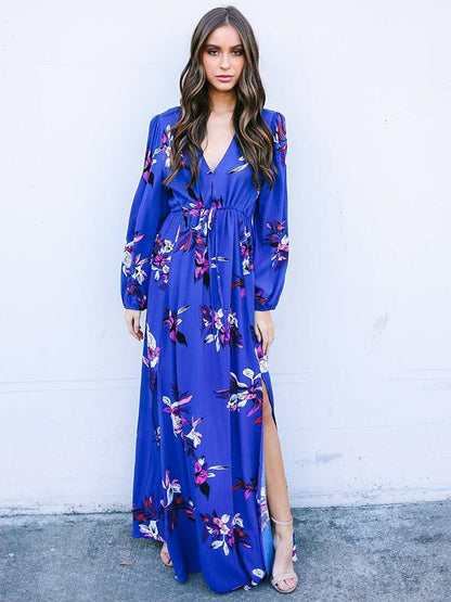 Printed Bohemia Maxi Dress