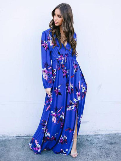 Printed Bohemia Maxi Dress