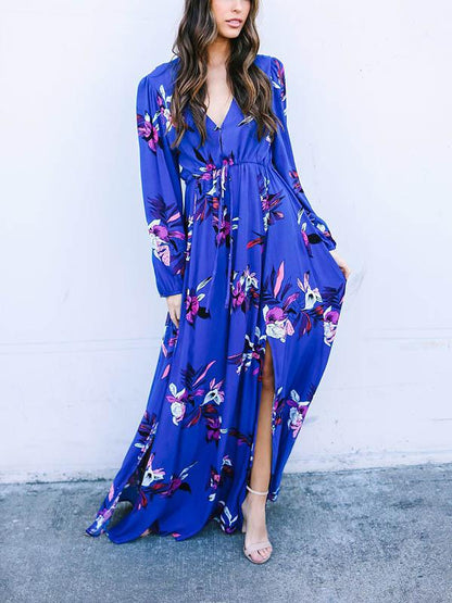 Printed Bohemia Maxi Dress