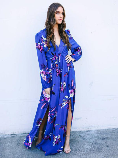 Printed Bohemia Maxi Dress