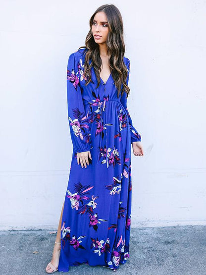 Printed Bohemia Maxi Dress