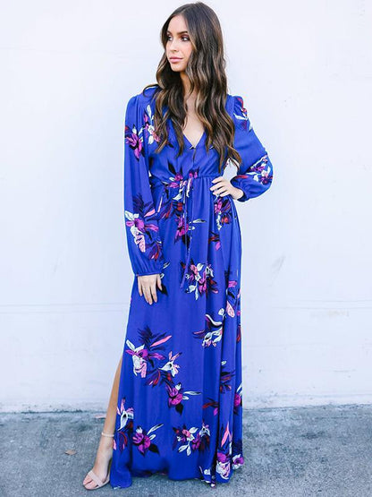 Printed Bohemia Maxi Dress