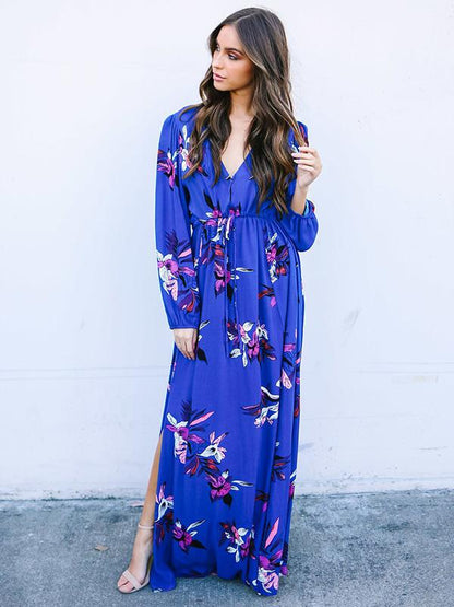 Printed Bohemia Maxi Dress
