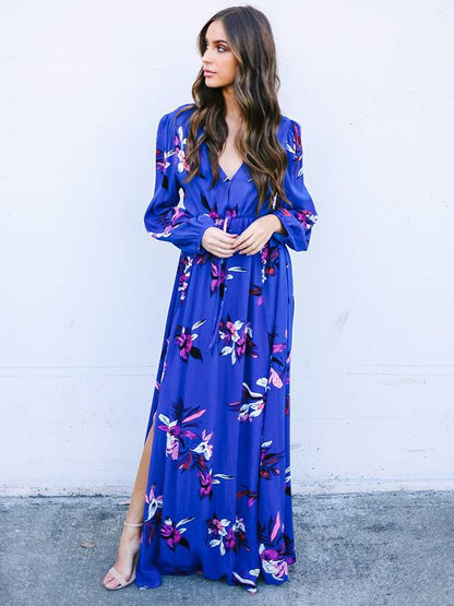 Printed Bohemia Maxi Dress