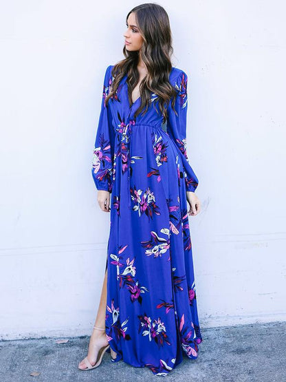 Printed Bohemia Maxi Dress