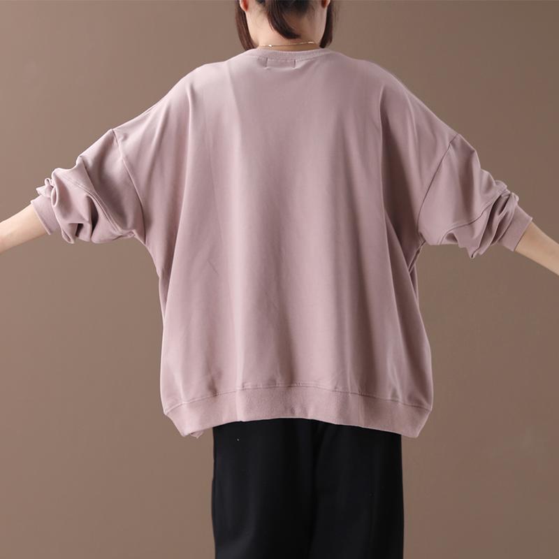 Cartoon Printed Pullover Loose Casual Sweatshirt