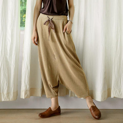 Casual Comfortable Low Crotch Plus Size Pants