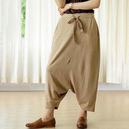 Casual Comfortable Low Crotch Plus Size Pants