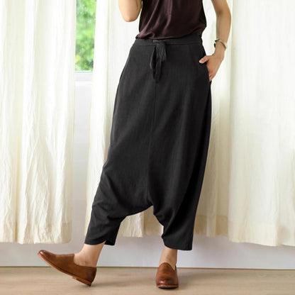 Casual Comfortable Low Crotch Plus Size Pants