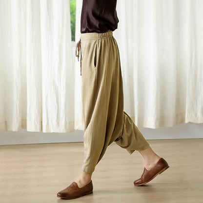 Casual Comfortable Low Crotch Plus Size Pants