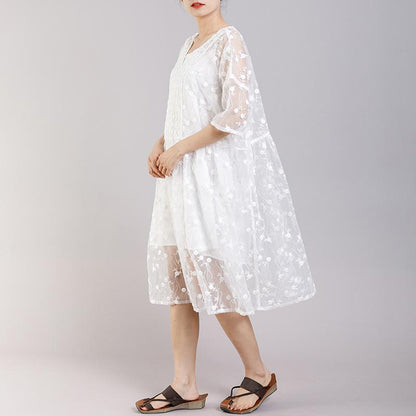 Casual Cute V-Neck Short Sleeve Dress