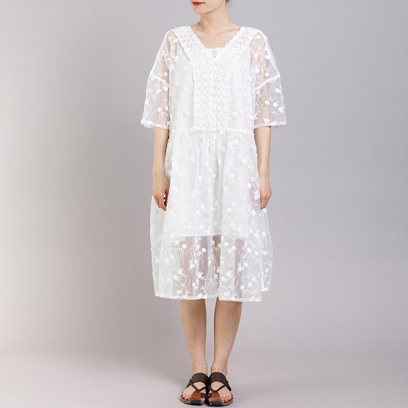Casual Cute V-Neck Short Sleeve Dress