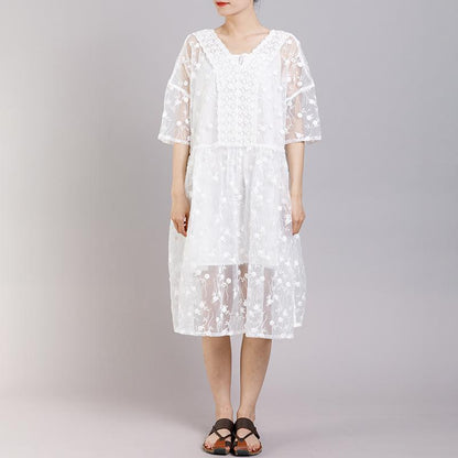 Casual Cute V-Neck Short Sleeve Dress