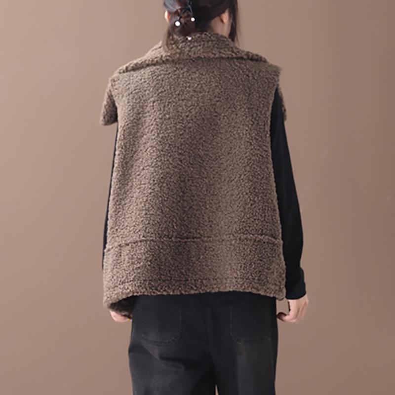 Casual Denim Stitching Thick Warm Waistcoat