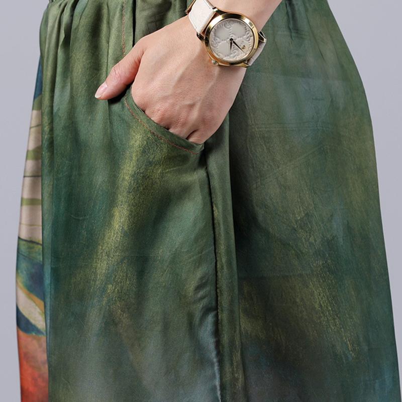 Casual Flower Printed Soft Two Piece Suit