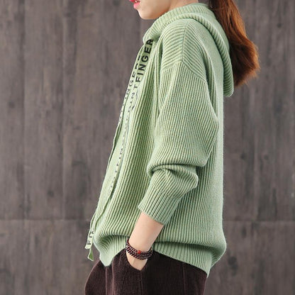 Casual Letter Warm Comfortable Sweater
