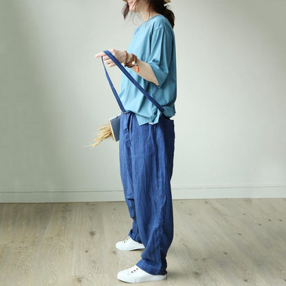 Casual Personality Vertical Stripe Loose Jumpsuit