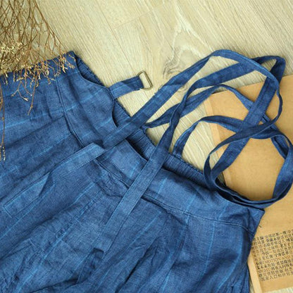 Casual Personality Vertical Stripe Loose Jumpsuit
