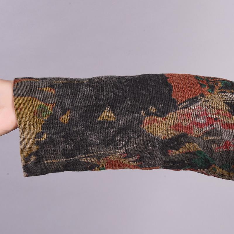 Casual Printed Elegant Loose Autumn Dress