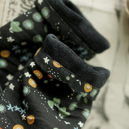 Casual Printed Plus Velvet Autumn Winter Sweatshirt