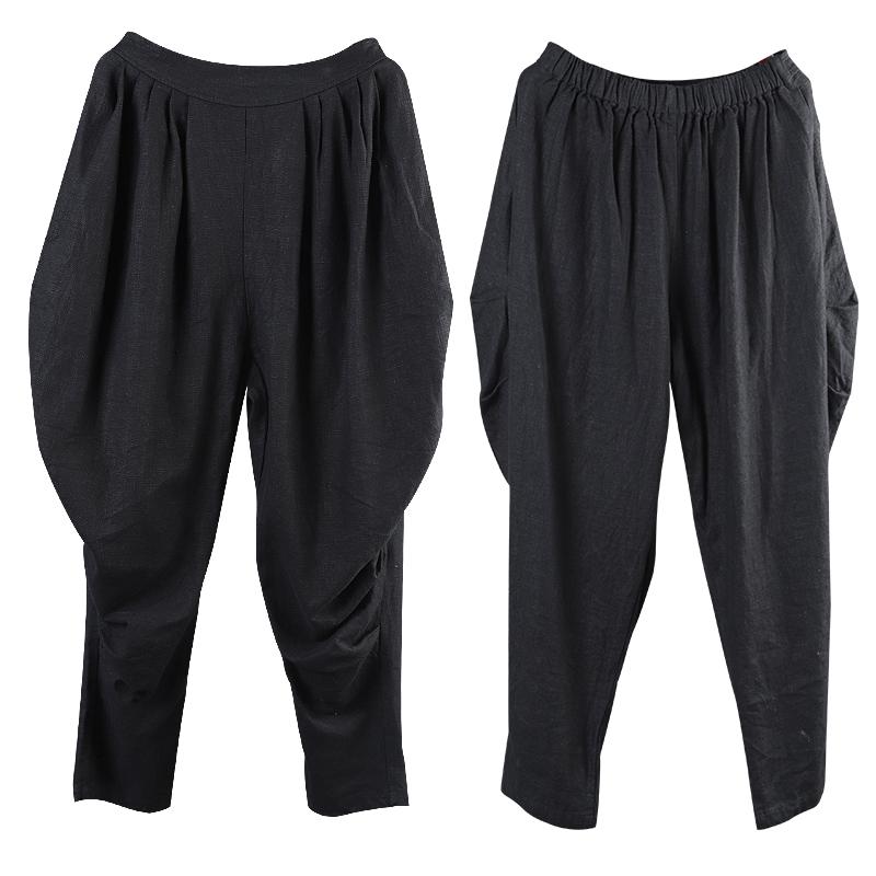 Casual Pure Color Drop-crotch Pants