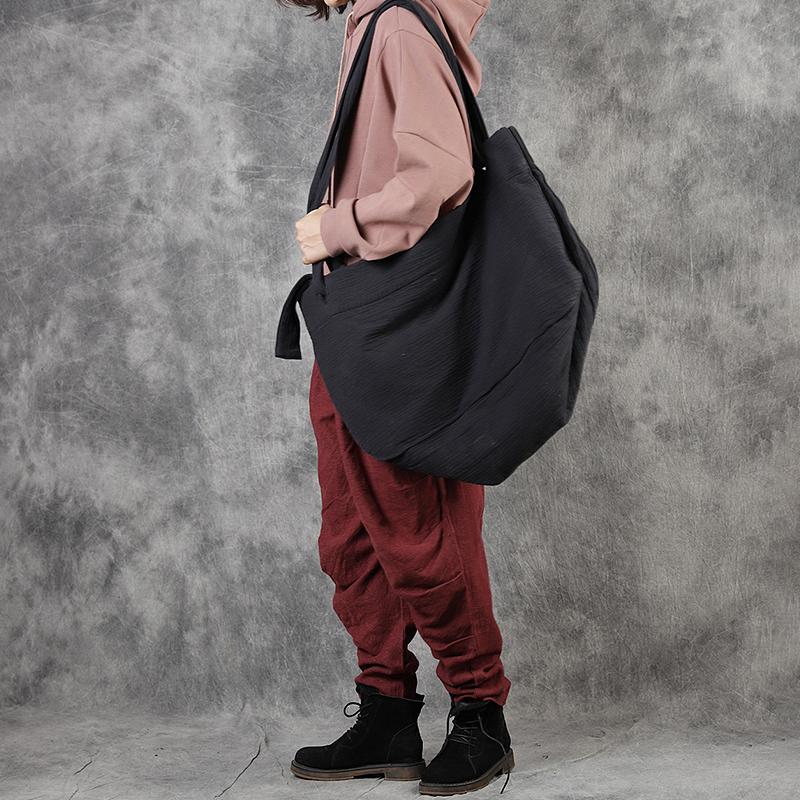 Casual Pure Color Drop-crotch Pants