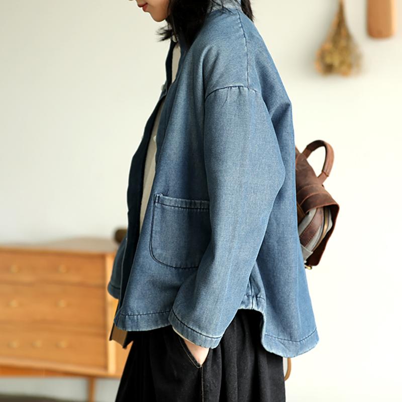 Casual Pure Color Plus Velvet Shirt Coat