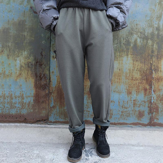 Casual Pure Color Skin-friendly Straight Pants