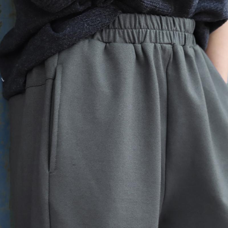 Casual Pure Color Skin-friendly Straight Pants