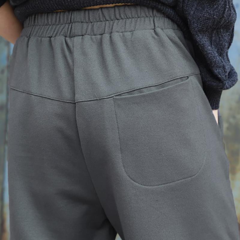 Casual Pure Color Skin-friendly Straight Pants