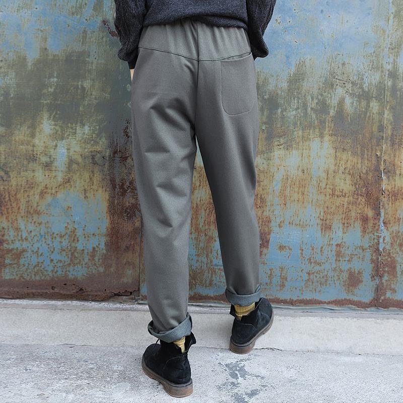 Casual Pure Color Skin-friendly Straight Pants