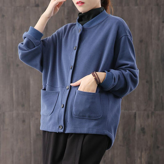 Casual Pure Color Soft And Comfortable Coat