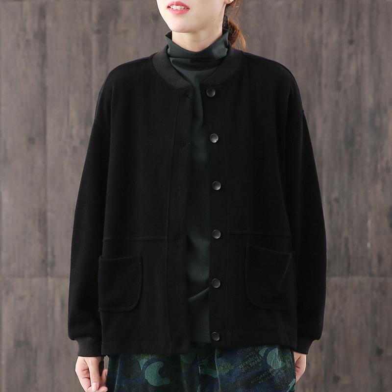 Casual Pure Color Soft And Comfortable Coat